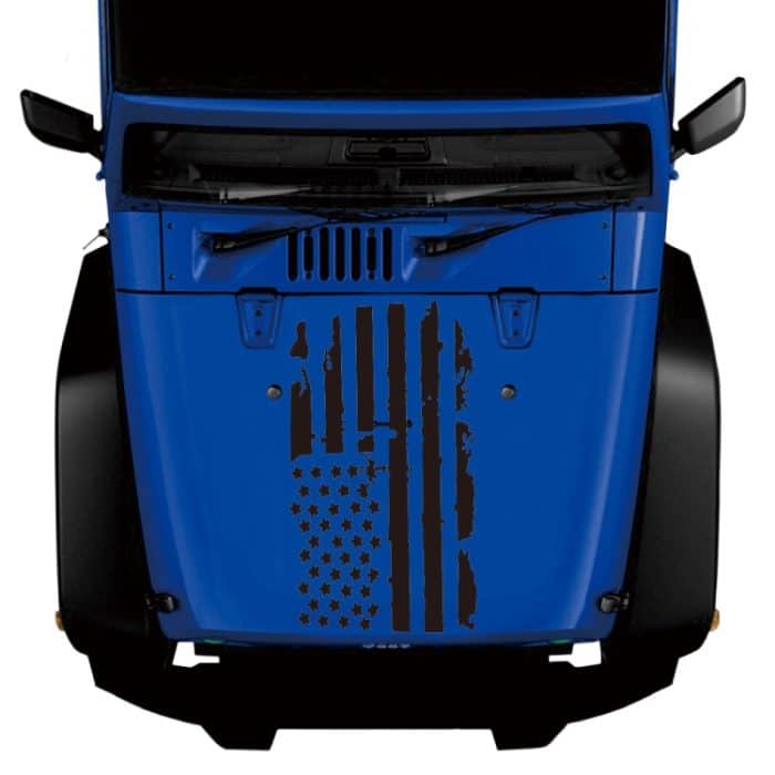 D-778 Modifizierter dekorativer Autoaufkleber mit amerikanischem Flaggenmuster, D-778 – Bild 4