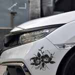 D-798 Modifizierter dekorativer Autoaufkleber mit Blumen- und Blütenmuster, D-798 – Bild 5