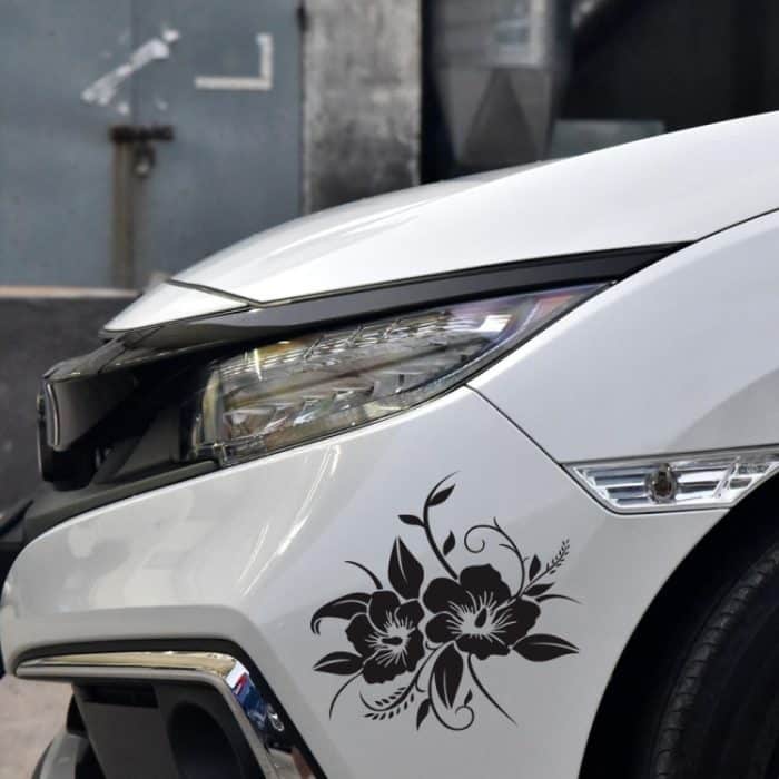 D-798 Modifizierter dekorativer Autoaufkleber mit Blumen- und Blütenmuster, D-798 – Bild 5