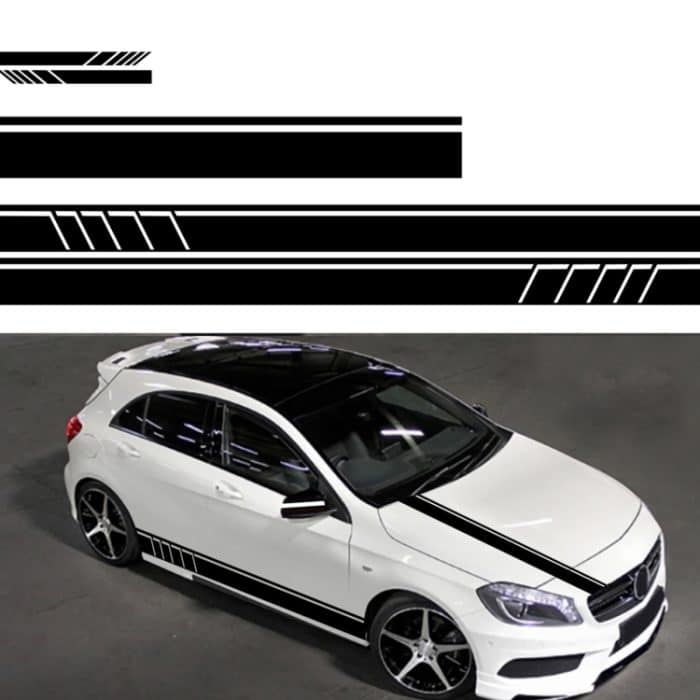 Modifizierter dekorativer Autoaufkleber mit Linienmuster D-930, D-930 – Bild 1