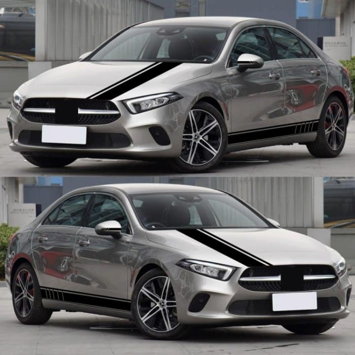 Modifizierter dekorativer Autoaufkleber mit Linienmuster D-930, D-930 – Bild 5