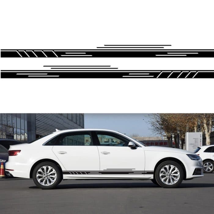 2 Teile/satz D-932 Streifen Muster Auto Modifizierte Dekorative Aufkleber, D-932 – Bild 1