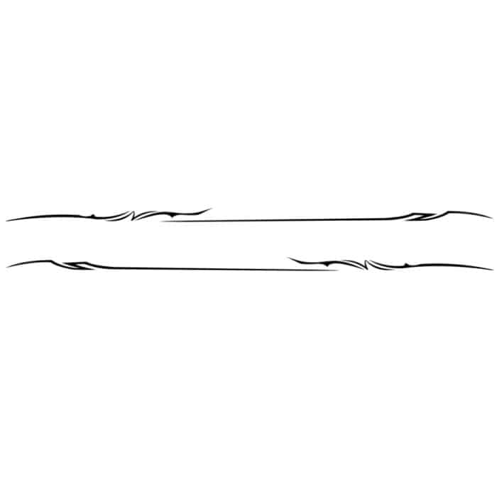 2 Teile/satz D-933 Blitz Muster Auto Modifizierte Dekorative Aufkleber, D-933 – Bild 2