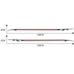 2 Teile/satz D-934 Taille Muster Auto Modifizierte Dekorative Aufkleber – Bild 3
