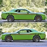 2 Teile/satz D-934 Taille Muster Auto Modifizierte Dekorative Aufkleber – Bild 5