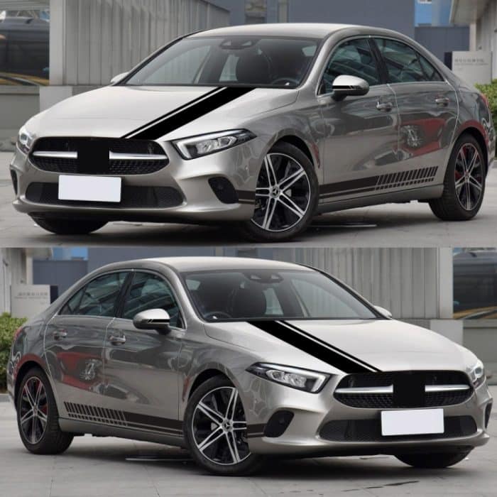 D-936 Streifenmuster Auto modifizierter dekorativer Aufkleber, D-936 – Bild 5