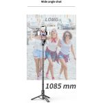 L12D Bluetooth-Fernbedienung Abnehmbarer Fülllicht-Stativ Selfie-Stick-Telefonhalter – Bild 5