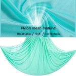 Anti-Schwerkraft-Yoga-Hängematte für den Innenbereich, knotenfreie Aerial-Yoga-Hängematte mit Schnalle/Verlängerungsgurt, Größe: 400 x 280 cm – Bild 5