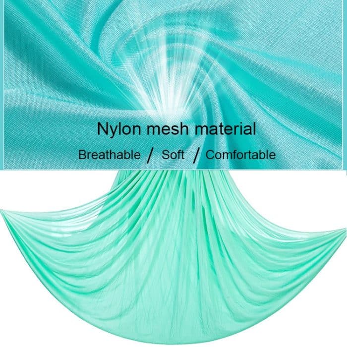 Anti-Schwerkraft-Yoga-Hängematte für den Innenbereich, knotenfreie Aerial-Yoga-Hängematte mit Schnalle/Verlängerungsgurt, Größe: 400 x 280 cm – Bild 5