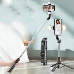 L13D Bluetooth-Fernbedienung Abnehmbarer Fülllicht-Stativ Selfie-Stick-Telefonhalter – Bild 6