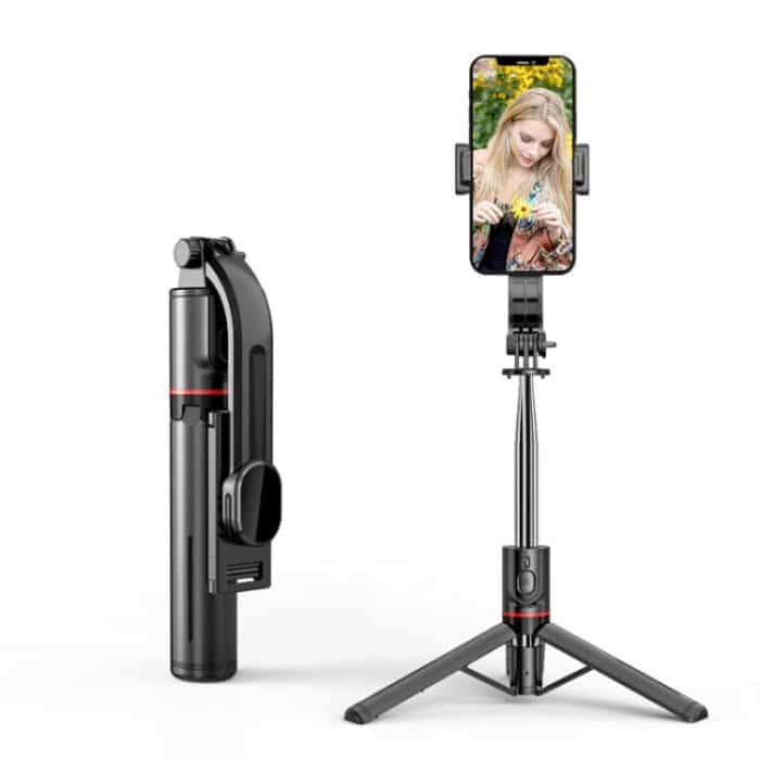 L13 Bluetooth Fernbedienung Stativ Selfie Stick Handyhalter – Bild 1
