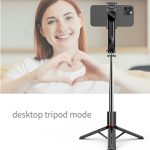 L13 Bluetooth Fernbedienung Stativ Selfie Stick Handyhalter – Bild 7