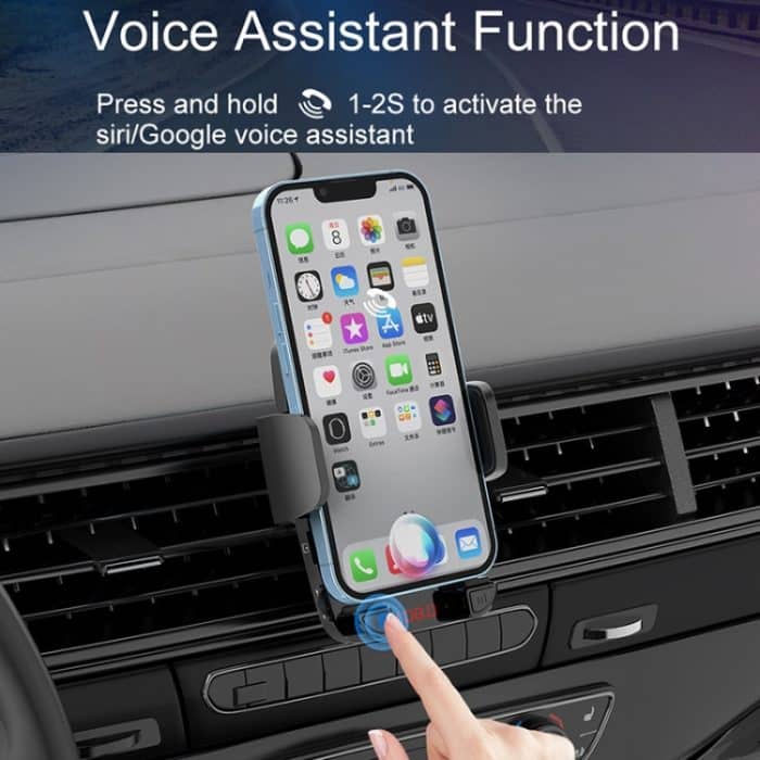 C1 Auto Bluetooth 5.0 MP3 Player FM Sender Air Outlet Handyhalter – Bild 9