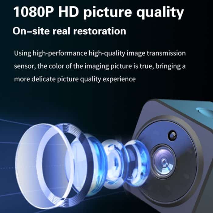 AS02 Home Security Infrarot Nachtsicht Wireless Voice Intercom Kleine Kamera – Bild 3