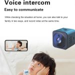 AS02 Home Security Infrarot Nachtsicht Wireless Voice Intercom Kleine Kamera – Bild 5