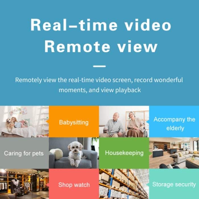 AS02 Home Security Infrarot Nachtsicht Wireless Voice Intercom Kleine Kamera – Bild 7