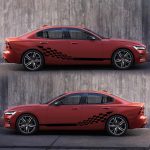 2 Teile/satz D-944 Gestreiften Plaid Muster Auto Modifizierte Dekorative Aufkleber, D-944 – Bild 4