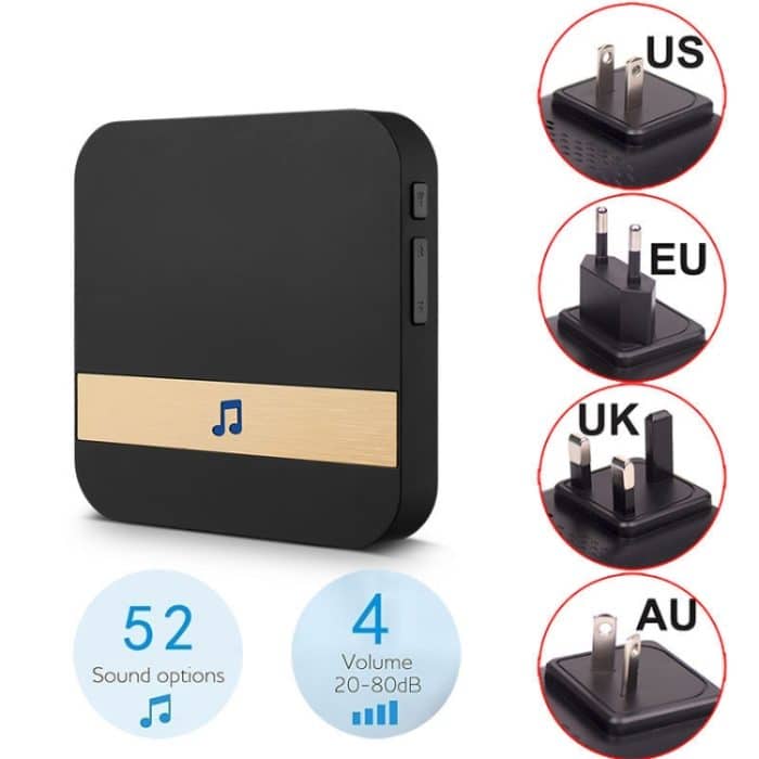 M3 720P Smart WIFI Ultra Low Power Video Visuelle Türklingel mit Ding Dong Version, EU Plug, UK Plug, AU Plug – Bild 16