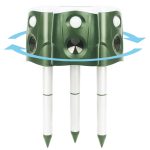 SJZ026 360-Grad-Ultraschall-Solarenergie-Tierschutzmittel für den Außenbereich – Bild 2