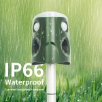 SJZ026 360-Grad-Ultraschall-Solarenergie-Tierschutzmittel für den Außenbereich – Bild 6