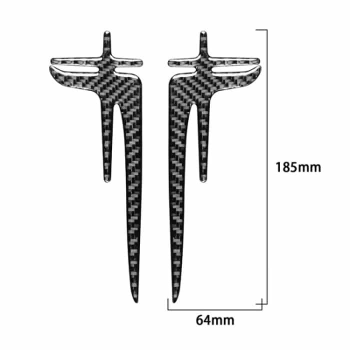 Auto-Carbon-Faser-Körper zufällige dekorative Aufkleber – Bild 2