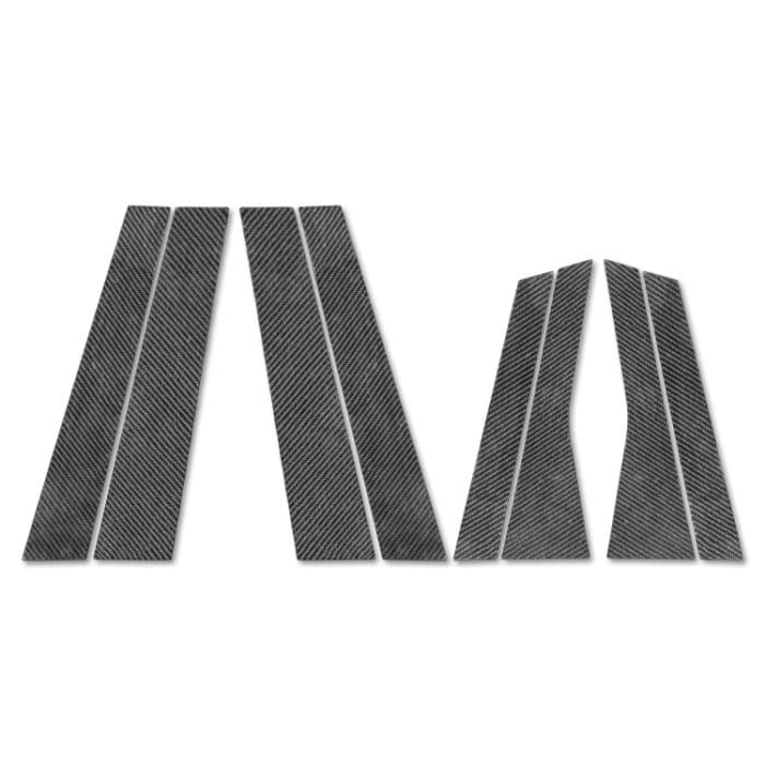 Dekorativer Aufkleber für die B-Säule aus Kohlefaser für Porsche Cayenne 2010–2017, Links- und Rechtsantrieb – Bild 1