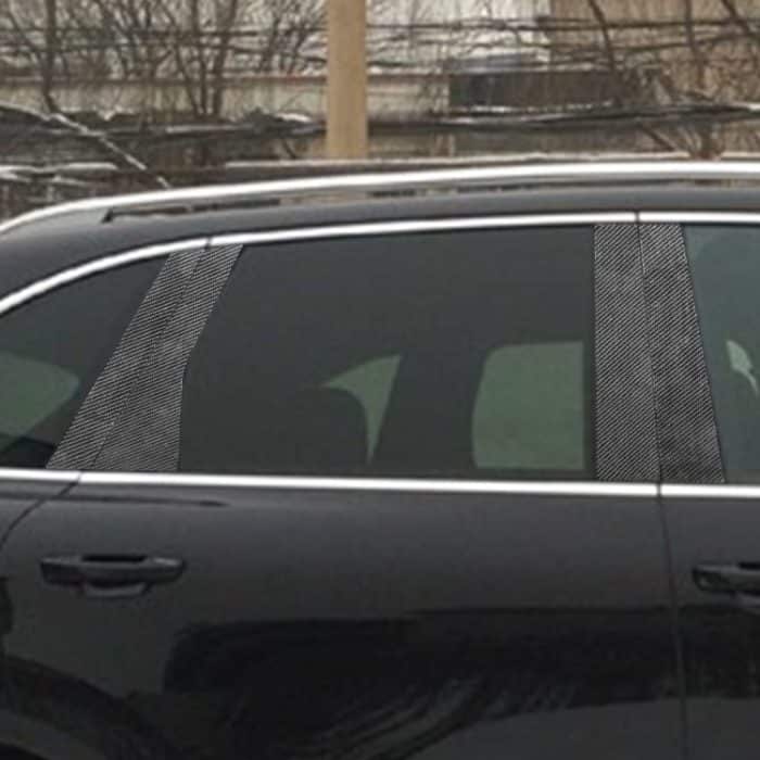 Dekorativer Aufkleber für die B-Säule aus Kohlefaser für Porsche Cayenne 2010–2017, Links- und Rechtsantrieb – Bild 5