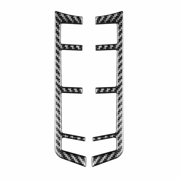 Auto Carbon Fiber Rear Row Button Frame Dekorativer Aufkleber für Porsche Panamera 2010–2016, Links- und Rechtsantrieb – Bild 1