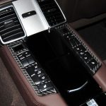 Auto Carbon Fiber Rear Row Button Frame Dekorativer Aufkleber für Porsche Panamera 2010–2016, Links- und Rechtsantrieb – Bild 5