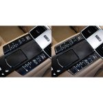 Auto Carbon Fiber Rear Row Button Frame Dekorativer Aufkleber für Porsche Panamera 2010–2016, Links- und Rechtsantrieb – Bild 6