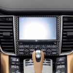 Car Carbon Navigationsbildschirm Dekorativer Aufkleber für Porsche Panamera 2010–2016, Links- und Rechtsantrieb – Bild 5