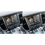 Car Carbon Navigationsbildschirm Dekorativer Aufkleber für Porsche Panamera 2010–2016, Links- und Rechtsantrieb – Bild 6