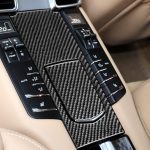 Car Carbon Rear Seat Multimedia Panel Dekorativer Aufkleber für Porsche Panamera 2010–2016, Links- und Rechtsantrieb – Bild 5