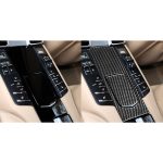 Car Carbon Rear Seat Multimedia Panel Dekorativer Aufkleber für Porsche Panamera 2010–2016, Links- und Rechtsantrieb – Bild 6