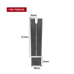Car Carbon Fiber Rear Armrest Box Panel Dekorativer Aufkleber für Porsche Panamera 2010–2016, Links- und Rechtsantrieb – Bild 2