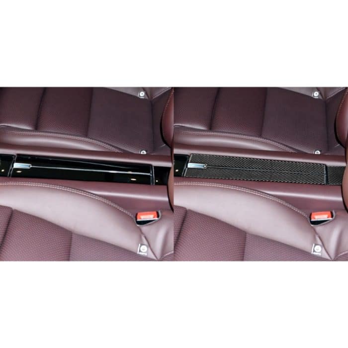 Car Carbon Fiber Rear Armrest Box Panel Dekorativer Aufkleber für Porsche Panamera 2010–2016, Links- und Rechtsantrieb – Bild 6