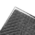 Auto-Kohlefaser-Rücksitzverstellpaneel, dekorativer Aufkleber für Porsche Panamera 2010–2016, Links- und Rechtsantrieb, Rear Seat Adjustment Panel, A, Rear Seat Adjustment Panel, B, Rear Seat Adjustment Panel, C – Bild 3