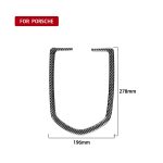 Car Carbon Fiber Front Reading Light Dekorativer Aufkleber für Porsche Panamera 2010–2016, Links- und Rechtsantrieb – Bild 2