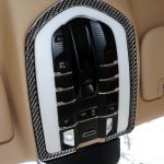 Car Carbon Fiber Front Reading Light Dekorativer Aufkleber für Porsche Panamera 2010–2016, Links- und Rechtsantrieb – Bild 5
