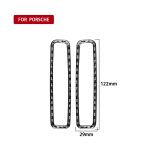 Car Carbon B-Säule Air Outlet Dekorativer Aufkleber für Porsche Panamera 2010–2016, Links- und Rechtsantrieb – Bild 2