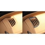 Car Carbon Armaturenbrett Luftauslass Dekorativer Aufkleber für Porsche Panamera 2010–2016, Links- und Rechtsantrieb – Bild 6