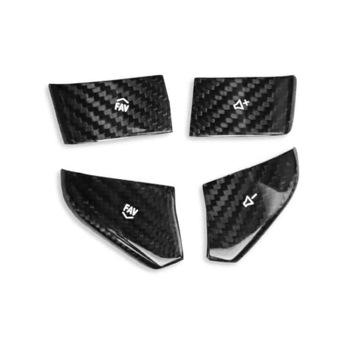 Auto-Lenkrad unter Tasten für Chevrolet Corvette C8 2020–2021, Steering Wheel Below Button(White), Steering Wheel Below Button(Red), Steering Wheel Below Button(Blue) – Bild 1