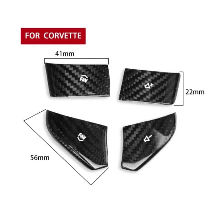 Auto-Lenkrad unter Tasten für Chevrolet Corvette C8 2020–2021, Steering Wheel Below Button(White), Steering Wheel Below Button(Red), Steering Wheel Below Button(Blue) – Bild 2