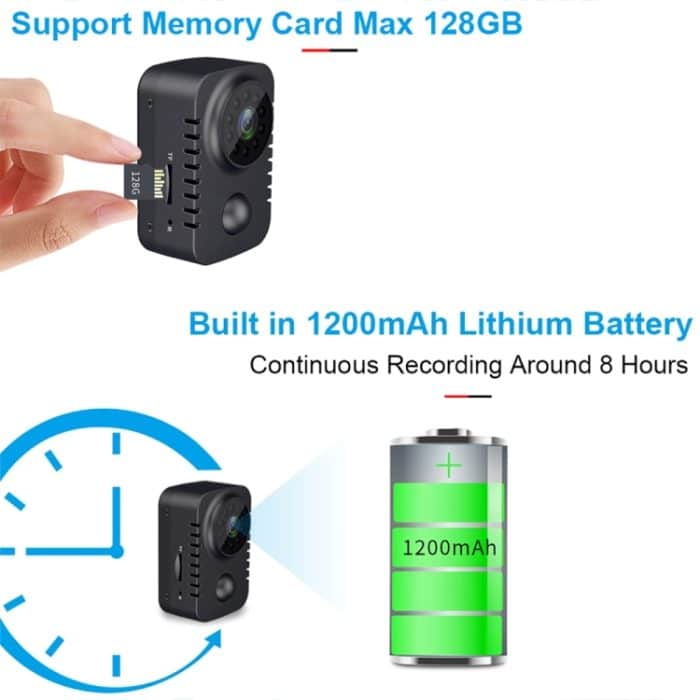 HD 1080P Infrarot-Nachtsicht-Überwachungsmonitorkamera, MD29 – Bild 4