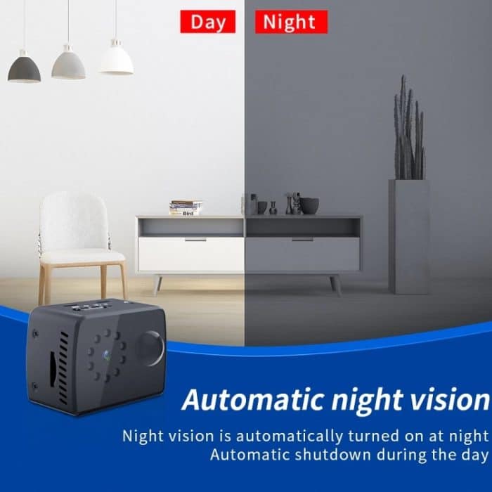 WD20 Mini 1080P HD Camcorder Nachtsicht PIR Motion Action Mikrokamera, MD20 – Bild 7