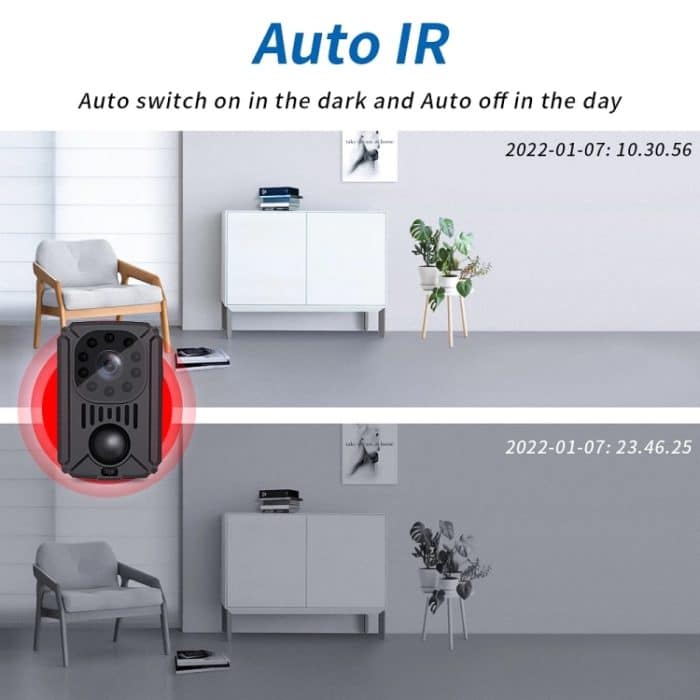 MD31 Mini 1080P HD Camcorder Nachtsicht PIR Motion Action Mikrokamera, MD31 – Bild 7