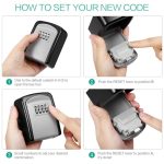 G9 4-stelliges Passwort-Schlüsselaufbewahrungsbox aus Aluminiumlegierung – Bild 5