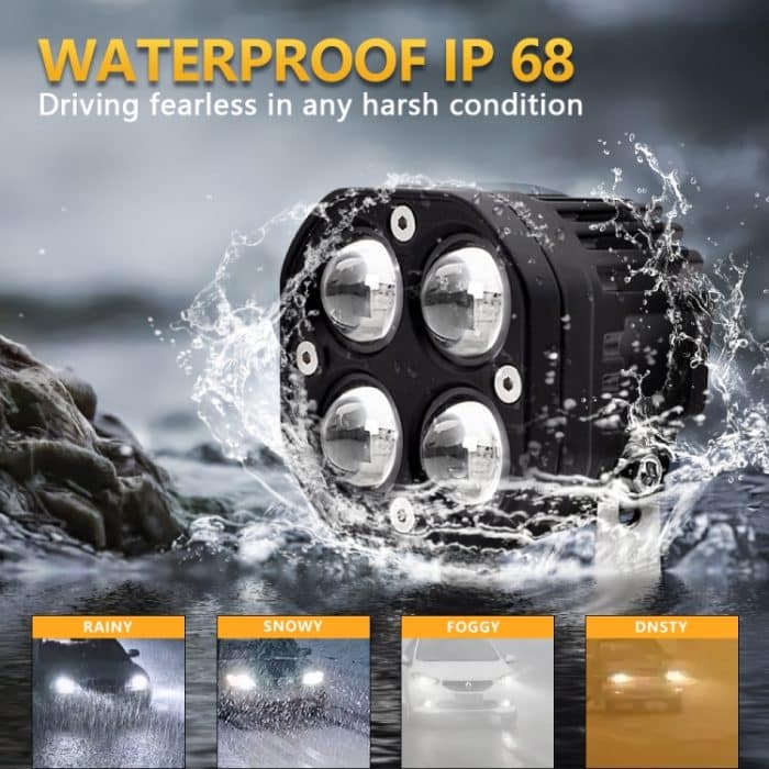 Auto 3 Zoll kontinuierlicher zweifarbiger Scheinwerfer 20W / 2000LM / DC9-30V – Bild 4