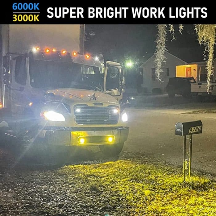 Auto 3 Zoll kontinuierlicher zweifarbiger Scheinwerfer 20W / 2000LM / DC9-30V – Bild 5