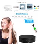 USB-elektrischer rotierender Drehteller-Ausstellungsständer, Belastung: 10 kg, 14.6cm Remote, 14.6cm Remote Mirror – Bild 6